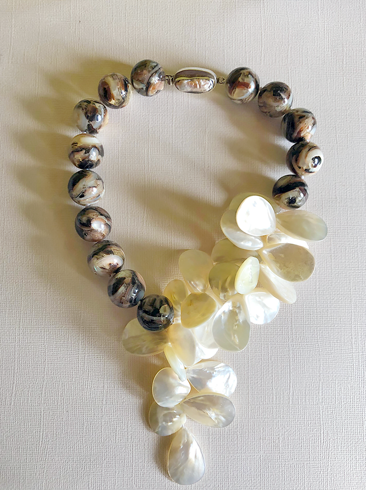 Mosaic Shell & Mother-of-Pearl Signature Strands