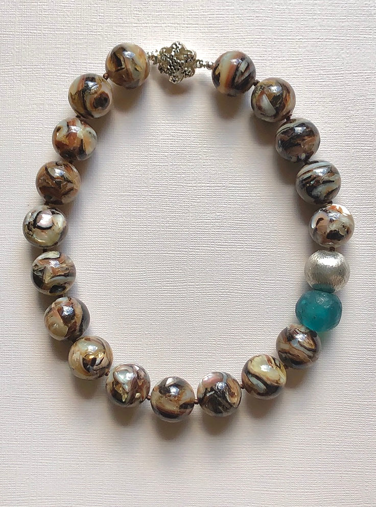 Mosaic Shell Necklace