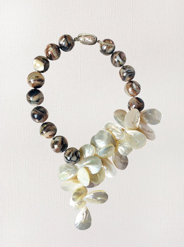 Mother-of-Pearl Signature Strands Necklace