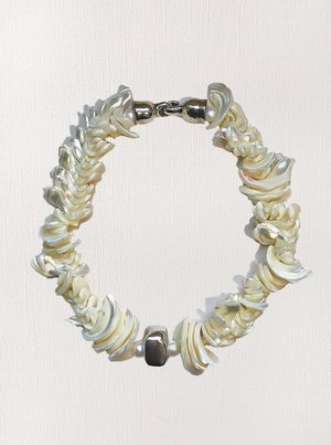 Mother-of-Pearl & Sterling Silver Choker