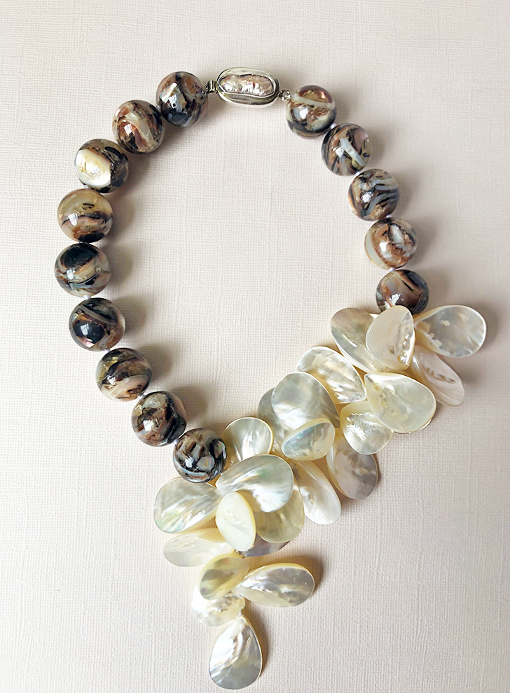 Mother-of-Pearl Signature Strands Necklace