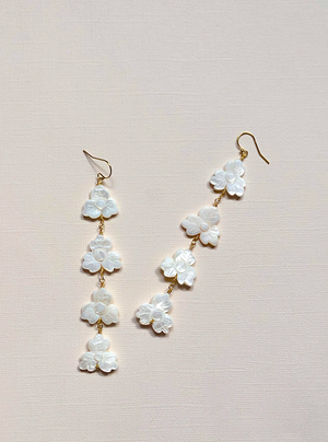 Mother-of-Pearl Bloom Earrings