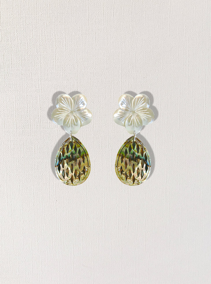 Mother-of-Pearl & Abalone Earrings